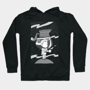 Java-naut Black and White Hoodie